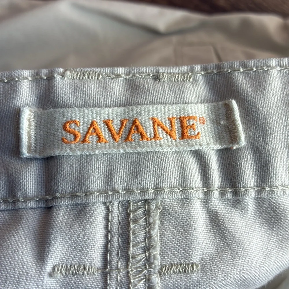 Bundle of 2 Used Savane Cargo Shorts with Utility Pockets Size 38